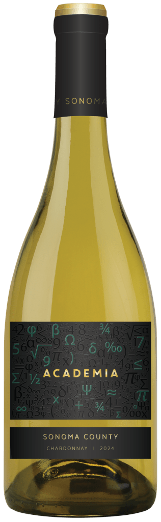 Bottle of Academia Chardonnay